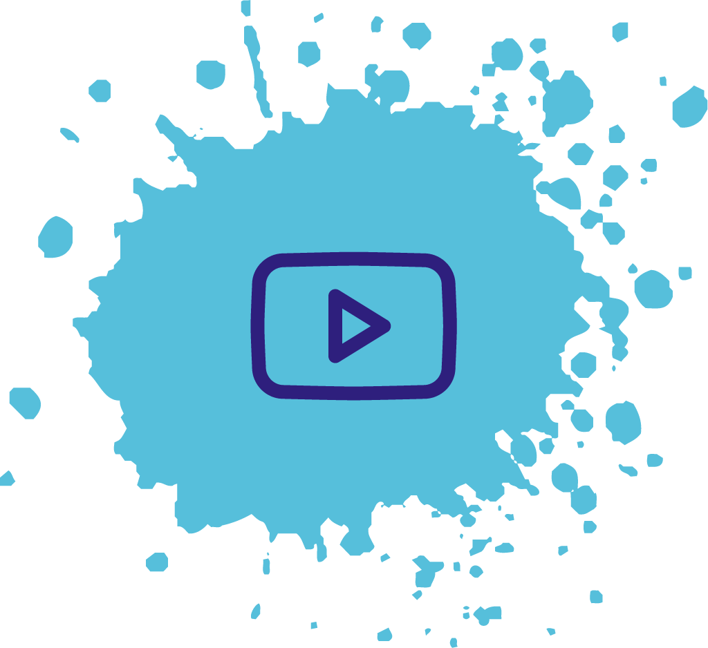 Logotipo youtube Roxo